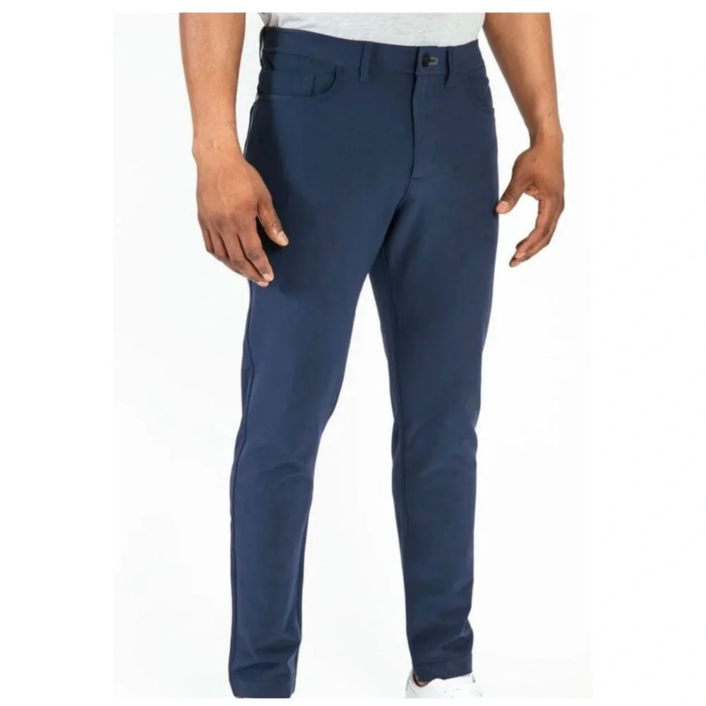 Public Rec The Dealmaker Straight Leg Pants Men's 33x32 Blue Performance